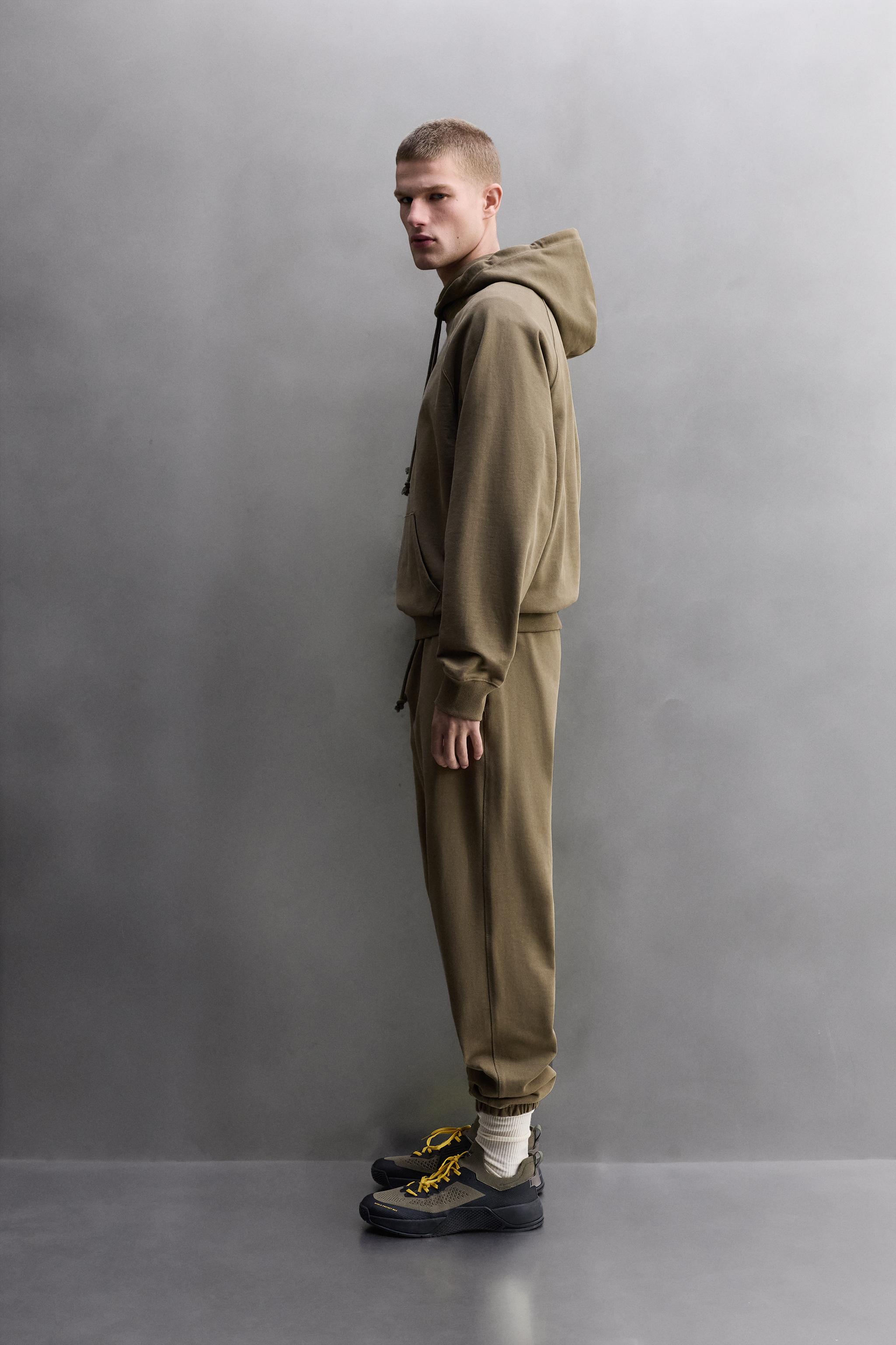 WASHED HOODIE WORKOUT SWEATSHIRT